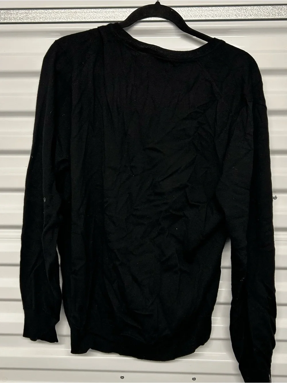 Polo by Ralph Lauren Black V-Neck Pullover Sweater